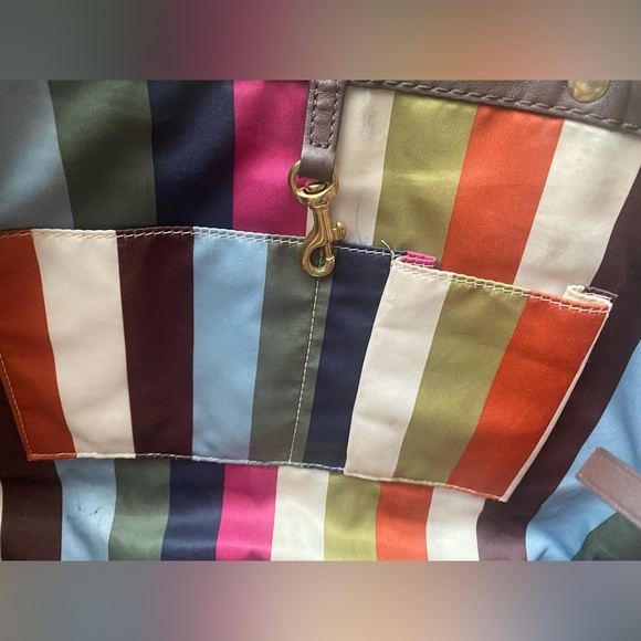 Coach Brown and Tan Canvas Tote Bag - Picture 13 of 14